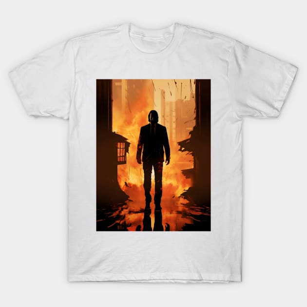 Unleash Your Inner Assassin with a Stunning John Wick Print T-Shirt by PrintstaBee